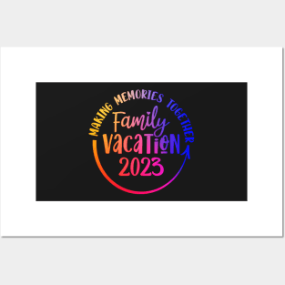 Vintage Family Trip Summer Vacation Beach 2023 Posters and Art